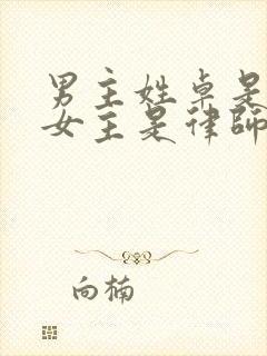 男主姓卓是总裁女主是律师