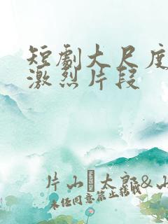 短剧大尺度床戏激烈片段