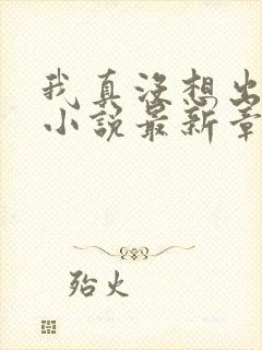 我真没想出名啊小说最新章节