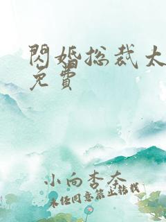 闪婚总裁太霸道免费