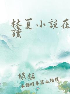 林夏小说在线阅读