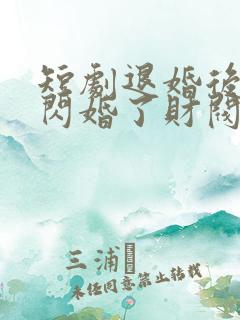 短剧退婚后,我闪婚了财阀大佬
