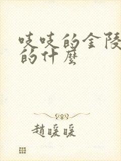 吱吱的金陵春讲的什么