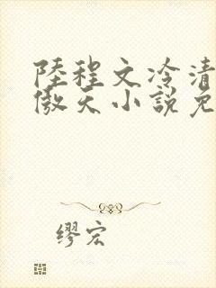 陆程文冷清秋龙傲天小说免费阅读