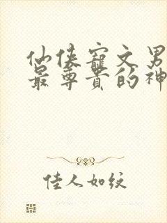 仙侠宠文男主是最尊贵的神