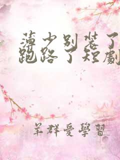 薄少别装了夫人跑路了短剧全集免费