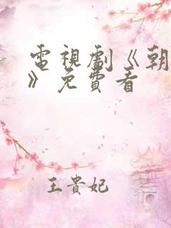 电视剧《朝雪录》免费看