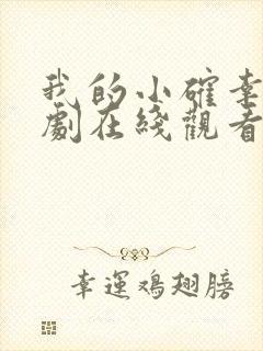 我的小确幸电视剧在线观看免费