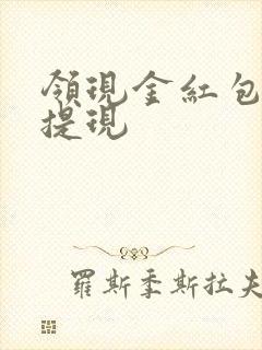 领现金红包立即提现