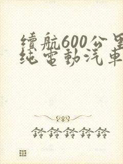 续航600公里纯电动汽车