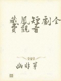 藏凤短剧全集免费观看