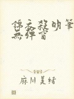 锦衣杀明笔趣阁无弹窗