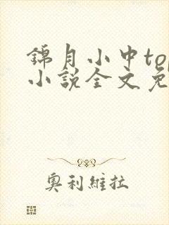 锦月小中top小说全文免费阅读笔趣阁