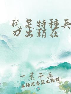 我是特种兵之利刃出鞘在