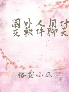 国外人用什么社交软件聊天