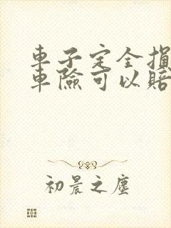 车子定全损保险车险可以赔付多少