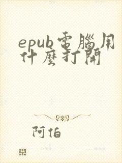 epub电脑用什么打开