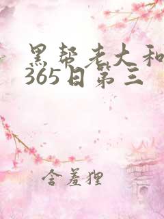 黑帮老大和我的365日第三