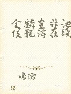 金麟岂非池中物侯龙涛在线阅读