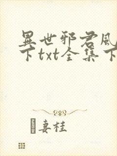 异世邪君风凌天下txt全集下载