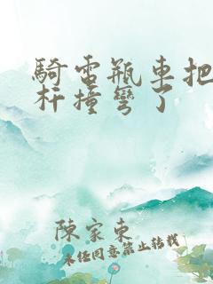 骑电瓶车把拦车杆撞弯了