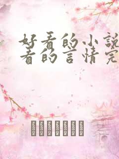 好看的小说女生看的言情完结小说