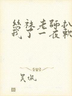 丝袜老师扒开让我了一夜软件