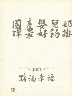 国产婴儿奶粉口碑最好的排行榜