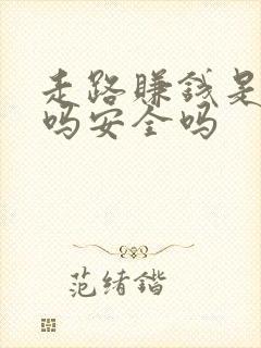 走路赚钱是真的吗安全吗