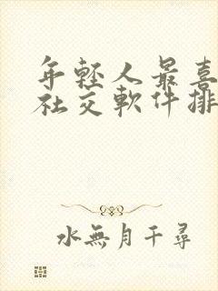 年轻人最喜欢的社交软件排行榜