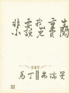 非要我重生是吧小说免费阅读全文