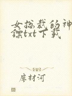 女总裁的神级保镖txt下载