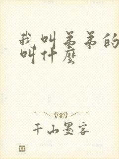 我叫弟弟的儿子叫什么