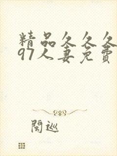 精品久久久久久97人妻免费网