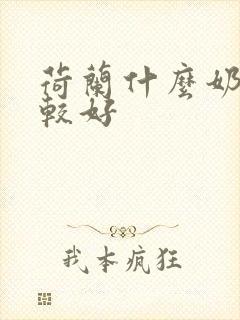 荷兰什么奶粉比较好