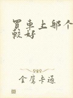 买车上那个网比较好