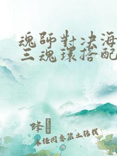 魂师对决海神唐三魂环搭配