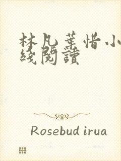 林凡叶惜小说在线阅读