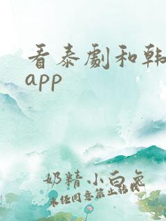 看泰剧和韩剧的app