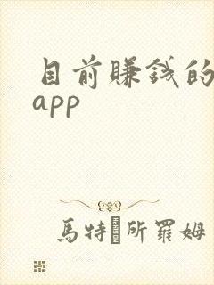 目前赚钱的最快app