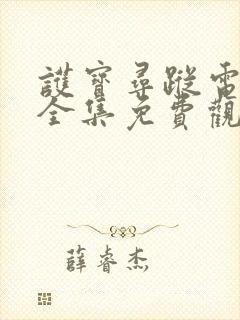 护宝寻踪电视剧全集免费观看高清版