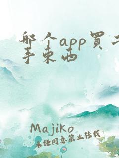 哪个app买二手东西