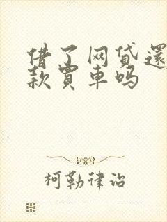 借了网贷还能贷款买车吗