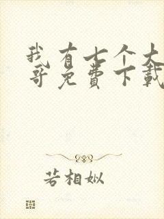 我有七个大佬哥哥免费下载