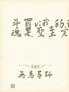 斗罗v:我的武魂是圣主完整版阅读