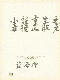 小说重生之将门毒后正版免费