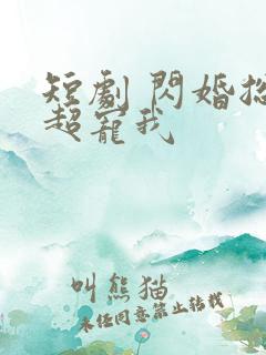短剧 闪婚总裁超宠我