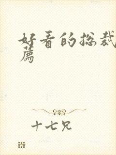 好看的总裁文推荐