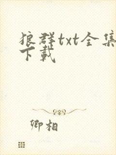 狼群txt全集下载