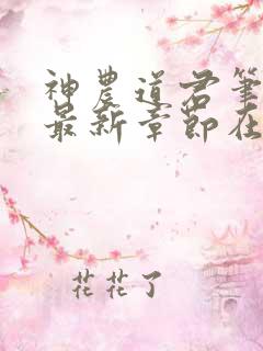神农道君笔趣阁最新章节在线阅读
